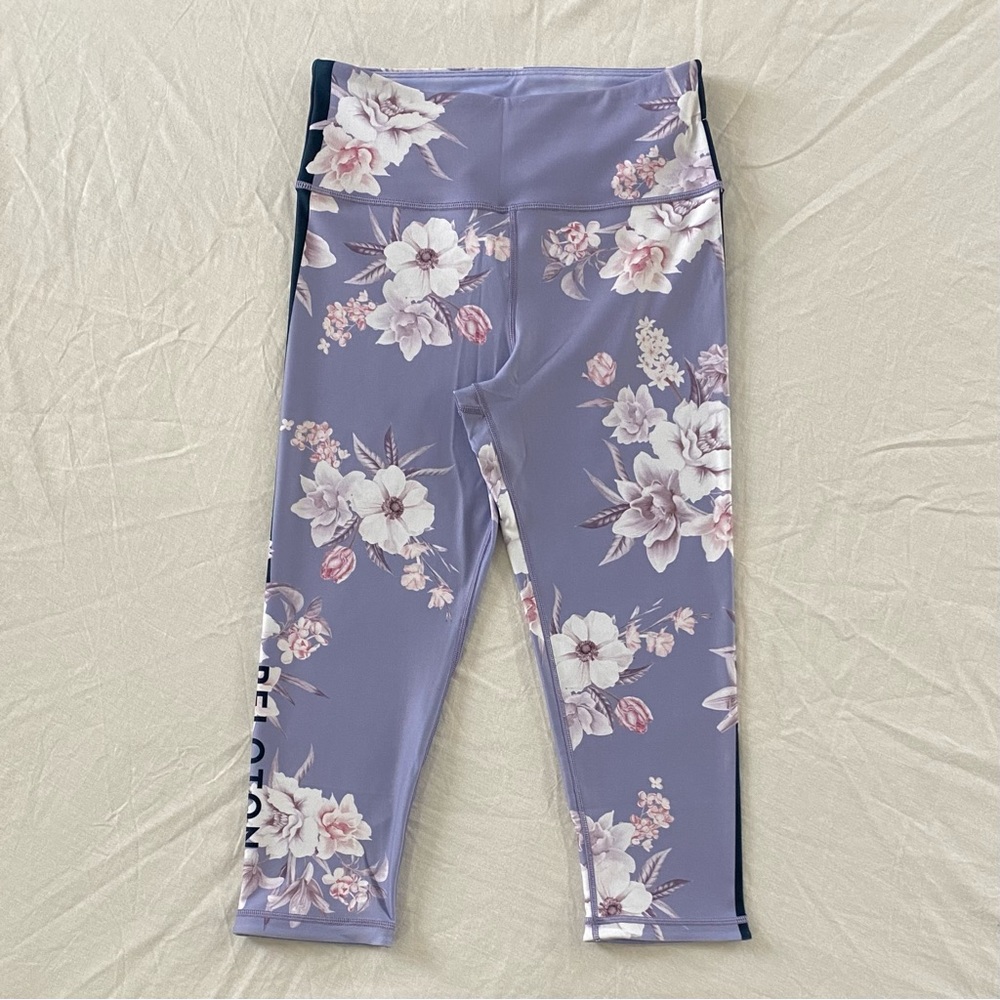 Peloton Womens High Rise Capri Purple M